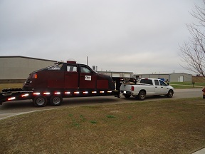 Dominator on Trailer